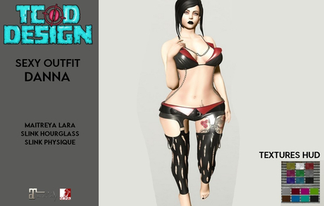 Second Life Marketplace - Sexy Outfit Danna ~ Textures Hud ~ Mesh